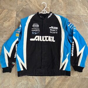 Ryan Newman Alltel Nascar Cup Series Racing‎ Jacket Mens L Dodge Goodyear
